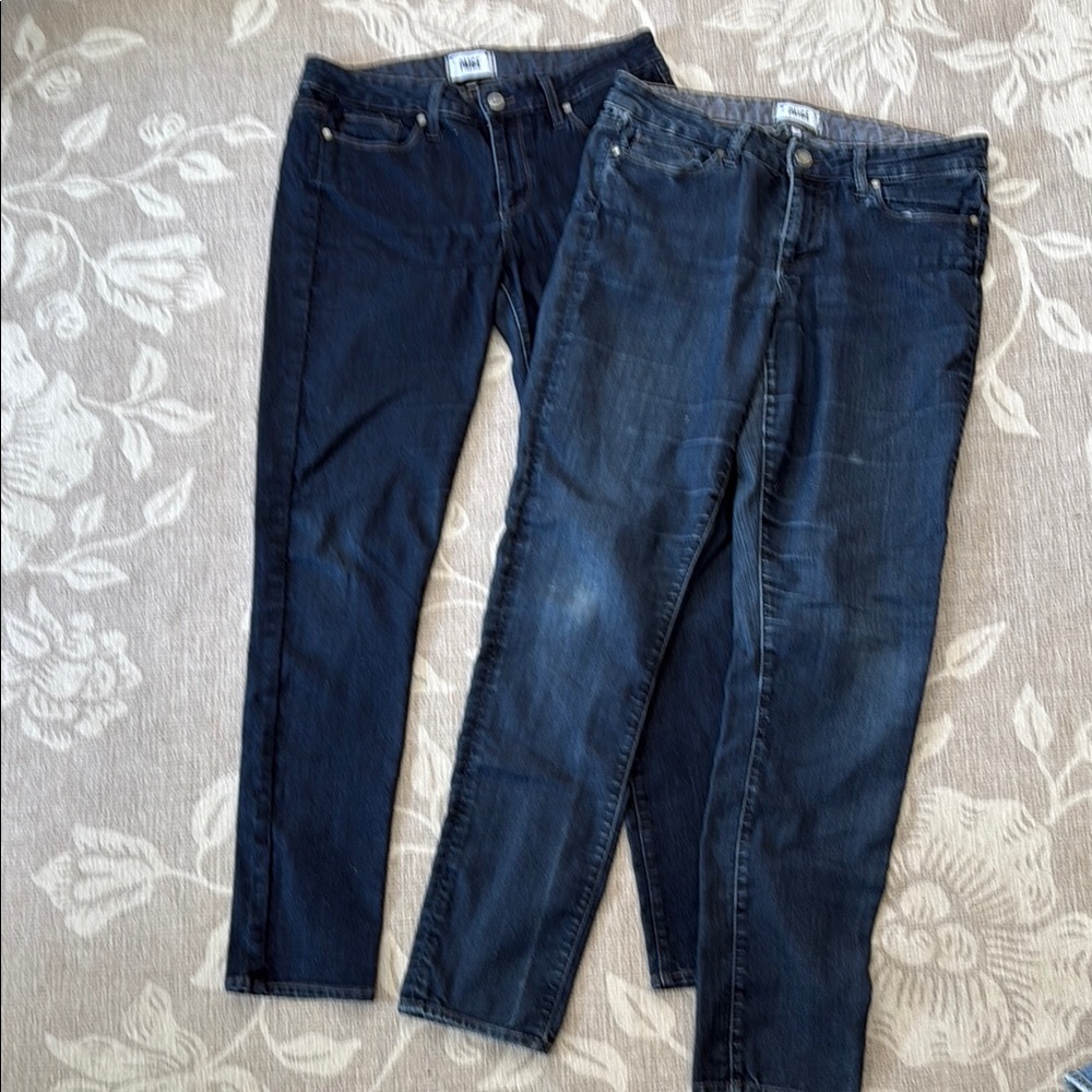 PAIGE Blue Skinny Jeans Classic Style